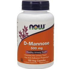 NOW FOODS D-Mannose 500mg 120caps