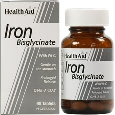  HEALTH AID Iron Bisglycinate (Iron with Vitamin C) 90Tabs, fig. 1 