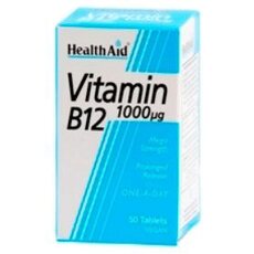  HEALTH AID Vitamin B12 Tablets (Cyanocobalamin) 1000μg 100Caps, fig. 1 
