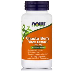 NOW FOODS Chaste Berry/ Vitex Extract 300mg 90 Vcaps