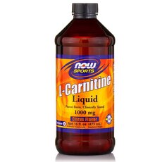 NOW FOODS Sports L-Carnitine Liquid 1000mg Γεύση Λεμόνι 473.2ml