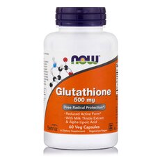 NOW FOODS Glutathione 500mg w/ Milk Thistle Extract και A.L.A 60caps