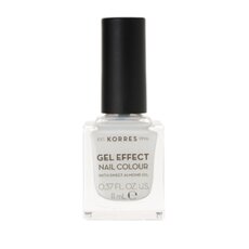 KORRES Gel Effect Nail Colour No. 2 Porcelain White Βερνίκι Νυχιών 11ml