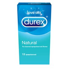 DUREX Προφυλακτικά Natural 12 τεμαχια