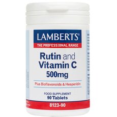 LAMBERTS Rutin & Vitamin C 500mg, 90 Tablets