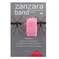  VICAN Zanzara Band Εντομοαπωθητικό Βραχιόλι Αδιάβροχο Ροζ Small/Medium, fig. 1 