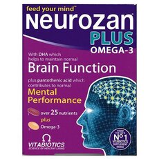  VITABIOTICS Neurozan Plus Omega 3 Συμπλήρωμα Διατροφής για Σωστή Εγκεφαλική Λειτουργία 56Caps, fig. 1 
