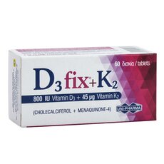  UNI-PHARMA D3 Fix 800IU + Vitamin K2 45μg, 60 Tabs, fig. 1 