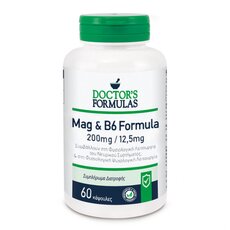  DOCTOR'S FORMULAS Mag & B6 Formula 200mg/12.5mg 60caps, fig. 1 