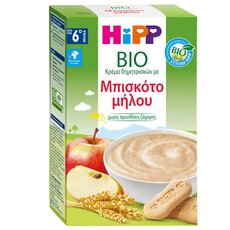  HIPP Βιολογική Κρέμα Μπισκότο Μήλου από τον 6ο μήνα 250gr, fig. 1 