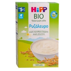  HIPP Bio Κρέμα Ρυζάλευρο Χωρίς Γάλα Από Τον 4ο Μήνα 200gr, fig. 1 