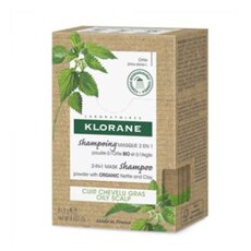  KLORANE Mask Shampoo 2 IN 1 Ortie Λιπαρό Τριχωτό 8x3g, fig. 1 