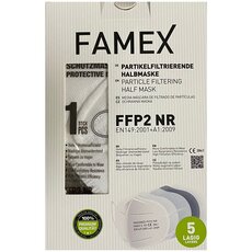  Famex Μάσκα Προστασίας Ενηλίκων FFP2 NR Λευκό Χρώμα 10τμχ, fig. 1 