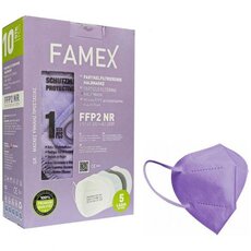  FAMEX Μάσκα Προστασίας FFP2 NR Μωβ 10 τεμάχια, fig. 1 