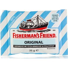  FISHERMAN'S FRIEND Original Ευκάλυπτος & Μέντα Καραμέλες για τον Ερεθισμένο Λαιμό & (Χωρίς Ζάχαρη) 25gr, fig. 1 