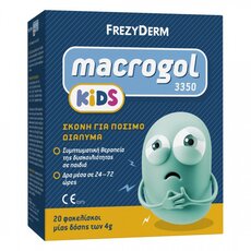  FREZYDERM Macrogol Kids 3350 Σκόνη για Συμπτωματική Θεραπεία Δυσκοιλιότητας σε Παιδιά 20 φακελίσκοι, fig. 1 