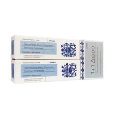  KORRES Gift Pack 1+1 Οδοντόκρεμα Ολικής Προστασίας  Δυόσμο & Lime, 2x75ml, fig. 1 