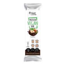  POWER HEALTH Protein Vegan Bar Hazelnut with Dark Chocolate Covering 60gr Μπάρα με 35% Πρωτεΐνη, fig. 1 