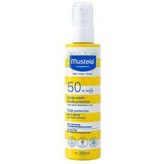  MUSTELA Face & Body Sun Spray-Αντηλιακό Προσώπου & Σώματος σε Μορφή Σπρέι SPF50+ για Όλη την Οικογένεια 200ml, fig. 1 
