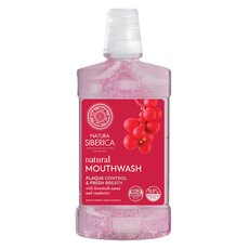  NATURA SIBERICA Natural Mouthwash Cranberry Plaque Control & Fresh Breath Στοματικό Διάλυμα κατά της Πλάκας και της Κακοσμίας, 520ml, fig. 1 