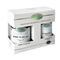  POWER HEALTH Platinum Range Promo Zinc Plus D3 30s Caps + ΔΩΡΟ Vitamin C 1000mg 20s Tabs, fig. 1 