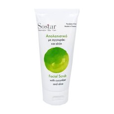  SOSTAR - FOCUS Facial Scrub with Cucumber & Aloe Απολεπιστικό Προσώπου με Αγγουράκι & Αλόη, 75ml, fig. 1 
