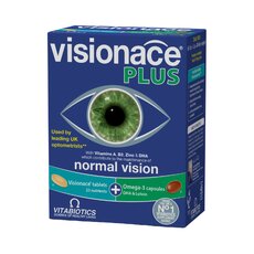  VITABIOTICS Visionace Plus Συμπλήρωμα Διατήρησης της Οξύτητας της Όρασης & Ωμέγα-3 Λιπαρά Οξέα 28Tabs / 28Caps, fig. 1 