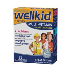  VITABIOTICS Wellkid Συμπλήρωμα Σχεδιασμένο Ειδικά για Παιδιά 4-12 ετών 30Tabs, fig. 1 
