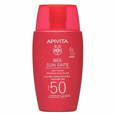  APIVITA Bee Sun Safe Dry Touch Invisible Face Fluid SPF50+ Λεπτόρρευστη Αντηλιακή Κρέμα Προσώπου με Θαλάσσια Φύκη & Πρόπολη, 50ml, fig. 1 