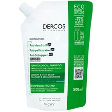  VICHY Dercos Anti-dandruff DS Σαμπουάν κατά της πιτυρίδας για Κανονικά & Λιπαρά μαλλιά Refill, 500ml, fig. 1 