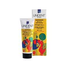  INTERMED Unident Kids Toothpaste Παιδική Οδοντόκρεμα 500ppm Φθόριο 2ετών+, 50ml, fig. 1 