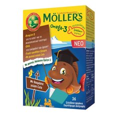  MOLLER'S Omega-3 για Παιδιά με Γεύση Cola, 36 Ζελεδάκια, fig. 1 