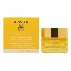  APIVITA Beesential Oils Balm Προσώπου Νύχτας, Συμπλήρωμα Ενδυνάμωσης & Ενυδάτωσης της Επιδερμίδας, 15ml, fig. 1 