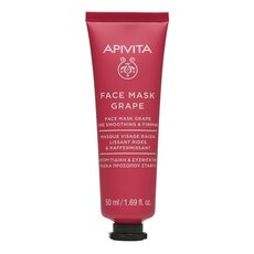  APIVITA Face Mask Grape Αντιρυτιδική & Συσφιγκτική Μάσκα Προσώπου Σταφύλι 50ml, fig. 1 