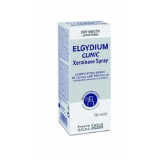  ELGYDIUM Clinic Xeroleave Spray Λιπαντικό Σπρέι Ανακουφίζει από τα Συμπτώματα της Ξηροστομίας 70ml, fig. 1 