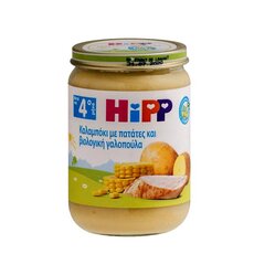  HIPP Παιδική Τροφή Σε Βαζάκι Με Καλαμπόκι, Πατάτες & Βιολογική Γαλοπούλα, 190g Από τον 4ο μήνα, fig. 1 