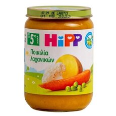  HIPP Παιδική Τροφή σε βαζάκι Ποικιλία Λαχανικών Βιολογικής Καλλιέργειας από τον 5ο μήνα 190gr, fig. 1 