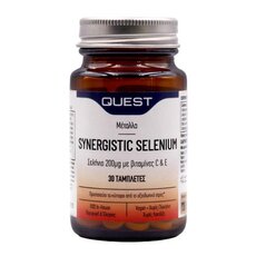  QUEST Synergistic Selenium 200μg With Vitamins C & E, 30Tabs, fig. 1 