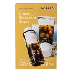  KORRES Discover Santorini Grape Promo με Body Cleanser Αφρόλουτρο Σταφύλι, 250ml & Body Smoothing Milk Ενυδατικό Γαλάκτωμα Σώματος Σταφύλι, 200ml, fig. 1 