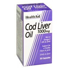  HEALTH AID Cod Liver Oil 1000mg 30Caps, fig. 1 