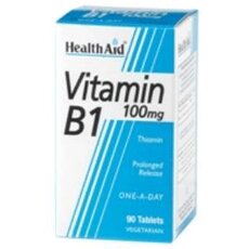  HEALTH AID Vitamin B1 100mg 90TAbs, fig. 1 