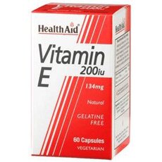  HEALTH AID Vitamin E 200iu Natural 60Caps, fig. 1 