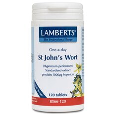 LAMBERTS St John's Wort Βαλσαμόχορτο, Βότανο του Αγίου Ιωάννη ή Υπερικόν (Hypericum perforatum) 1700mg 120 Tablets