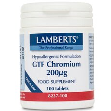 LAMBERTS Chromium GTF Χρώμιο 100 Tablets