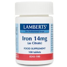 LAMBERTS Iron 14mg Σίδηρος 100 Tablets