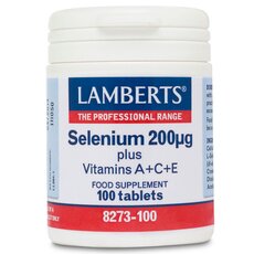 LAMBERTS Selenium 200μg Plus ACE Σελήνιο με Βιταμίνες Α, C, E 100 Tablets