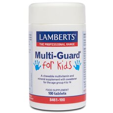 LAMBERTS Multi Guard For Kids Πολυβιταμινούχα Φόρμουλα για Παιδιά 4-14 Ετών 100 Tablets