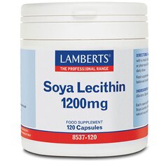 LAMBERTS Soya Lecithin Capsules 1200mg Λεκιθίνη 120 Capsules