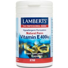 LAMBERTS Vitamin E 400iu Natural Form 60 Tablets