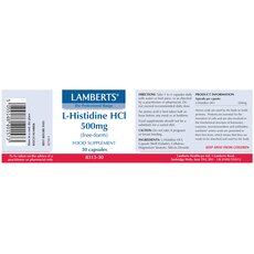  LAMBERTS L-Histidine HCI 500mg 30Caps, fig. 2 